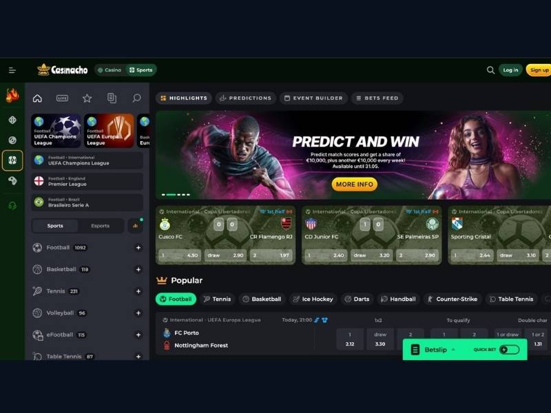 Cashback as a transparent bonus at Casinacho Casino Nacho Casino for Canadian players