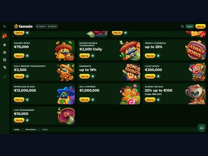 Protection dashboard and first explorations at Casinacho Casino Nacho Casino for Canada
